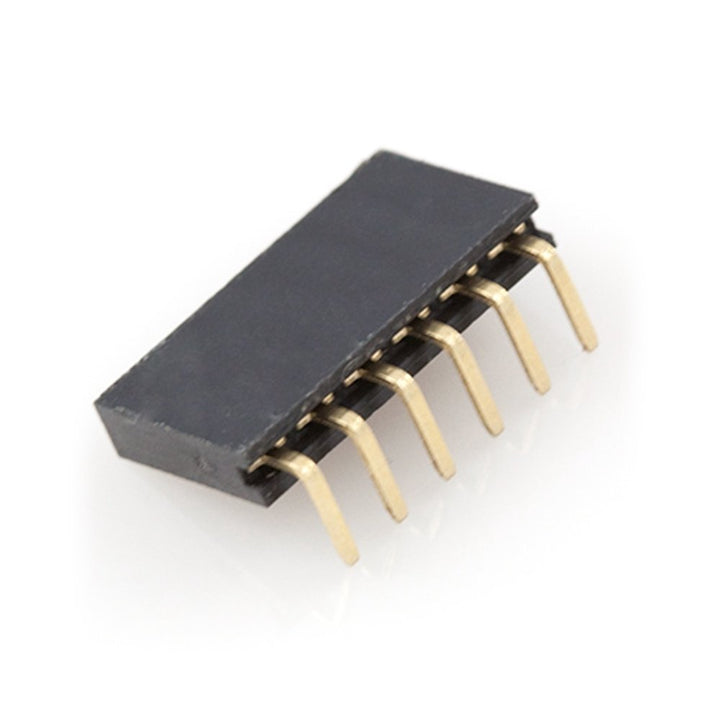 Female Header Right Angle 0.1 6-pin for Arduino and LilyPad(pack of 10)