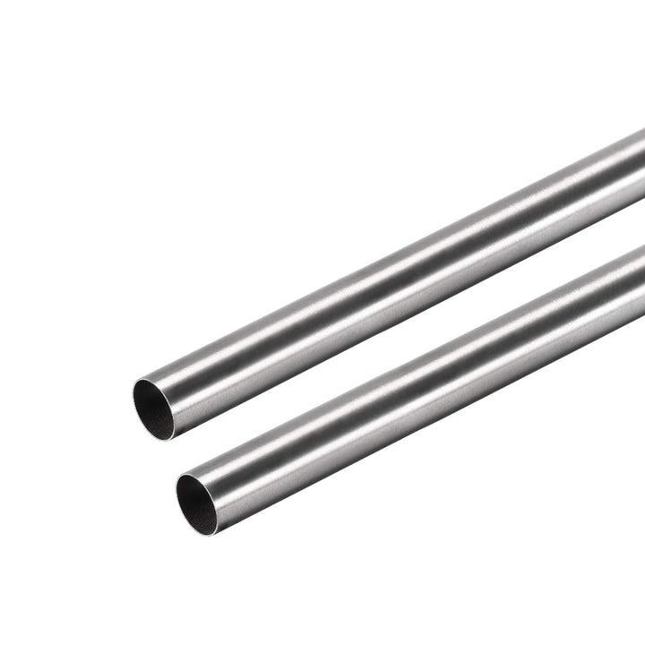 304 Stainless Steel Round Tubing 7mm OD 0.2mm Wall Thickness 250mm Length Seamless Straight Pipe Tube 2 Pcs