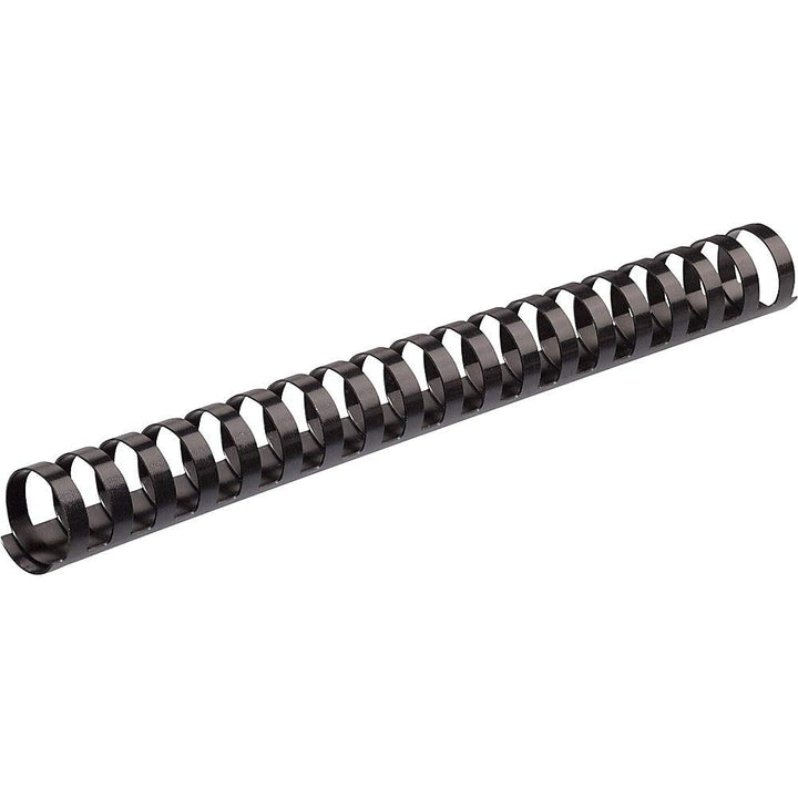Plastic Comb Bindings, 1 Inch, 200-Sheet Capacity, Black, 10 per Pack (52383)