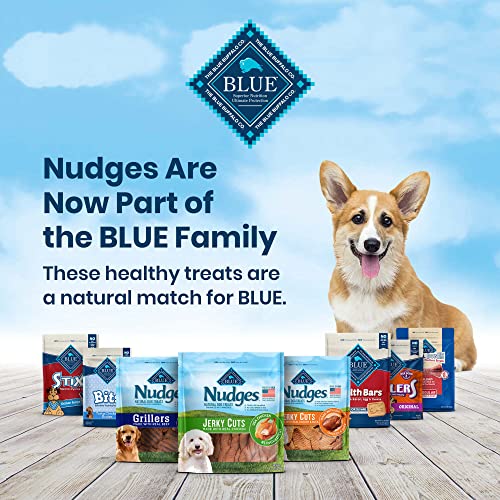 Nudges Grillers Natural Dog Treats, Steak, 16oz Bag