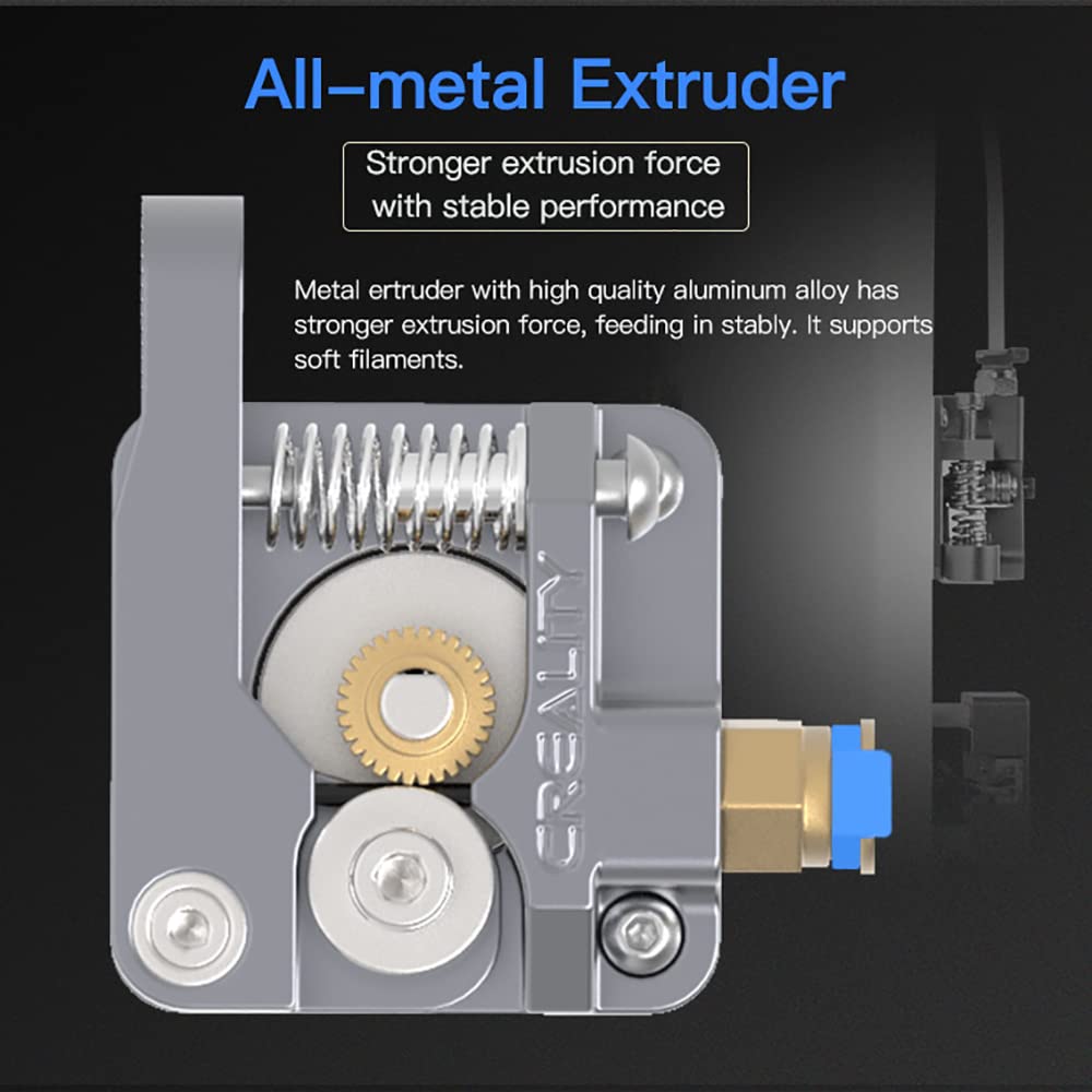 Ender 3 Extruder Upgraded Aluminum Metal MK8 Bowden Extruder, Ender 3 Direct Drive Upgrade kit with 40 Teeth Drive Gear 1.75mm Filament for Ender 3, Ender 5, CR-10S Series