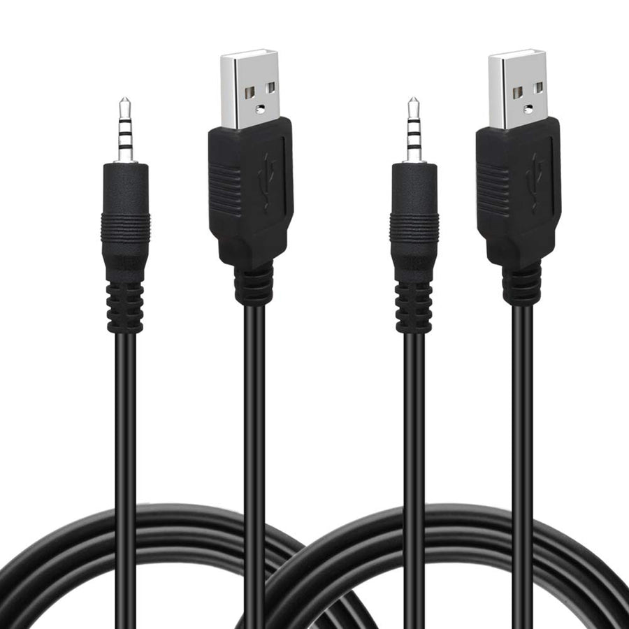 USB to 2.5mm Male AUX Audio Jack Charging Cable for JBL Synchros S300 S300I S300a S400BT J56BT E40BT E30 E40 E50BT S500 S700 Headphones Stereo Power Wire for JBL Charger Cord