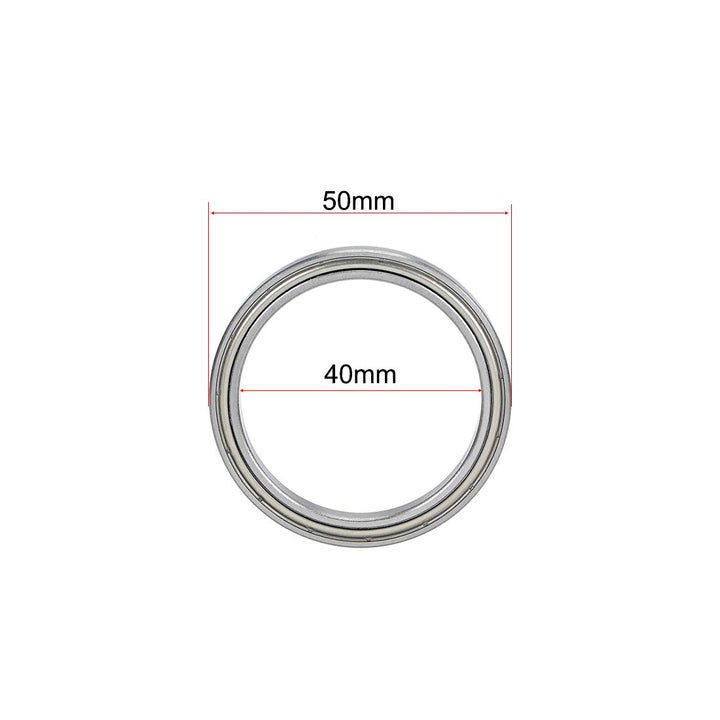 6708ZZ Deep Groove Ball Bearings 40mm x 50mm x 6mm Double Shielded Chrome Steel Z2 ABEC1