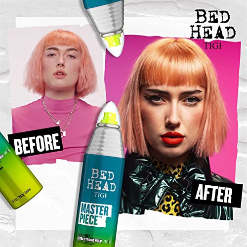 Bed Head Frizz Control Hairspray Extra Hold Masterpiece Hair Care Spray for Incredibly Shiny and Glossy Hair, 10.3 oz