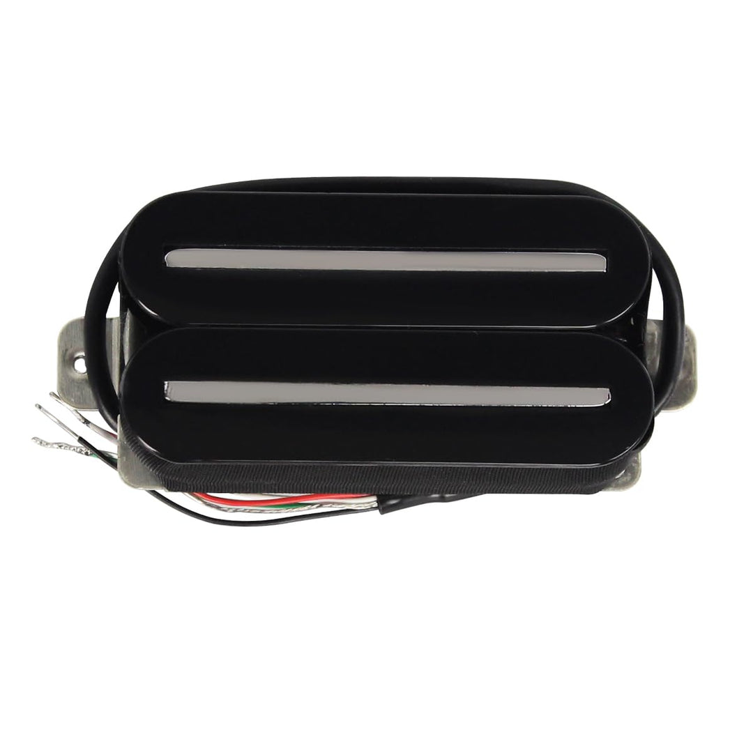 High Output Bridge Pickup Hot Dual Rail Humbucker Pickups Ceramic Electric Guitar Pickup Humbucker, Black