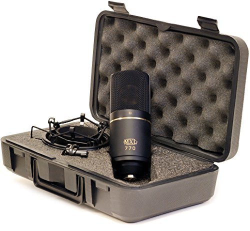 770 Condenser Microphone for Podcasting, Singing, Home Studio Recording, Gaming & Streaming | XLR | Large Diaphragm | Cardiod (Black)