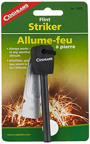 Waterproof Flint Striker Black ,3 7/8