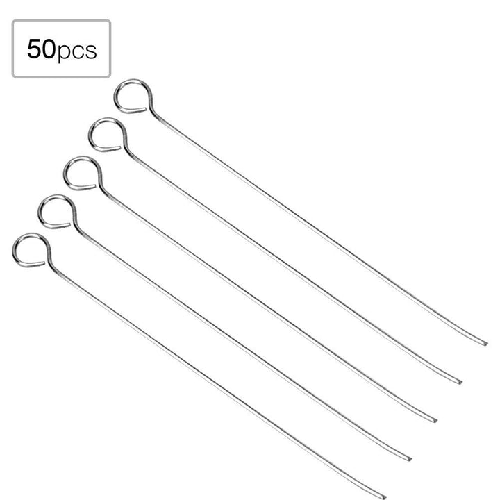 50 Pcs Inoculating Loop Lab Bacterial Culture Microbiology Uses Re-Reusable Inoculation Loops