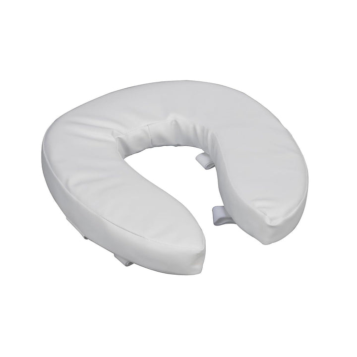 Raised Toilet Seat Cushion Seat Cushion and Seat Cover to Add Extra Padding to the Toilet Seat while Relieving Pressure, Tear Resistant, FSA & HSA Eligible, 2 Inch Pad, White