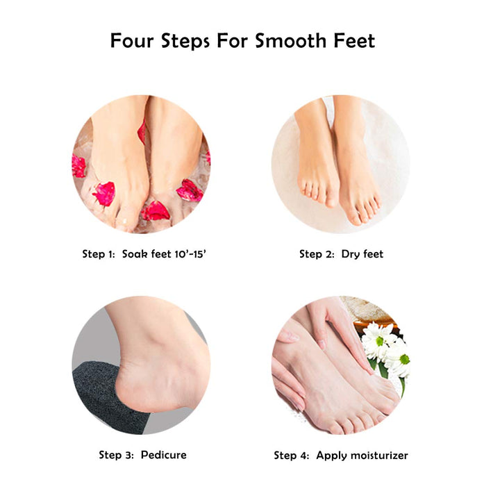 Natural Lava Pumice Stone, Pedicure Tool, Hard Callus Dead Skin Remover, Foot File for Exfoliation & Fine Foot Scrubber for Smoothing & Softening Skin…