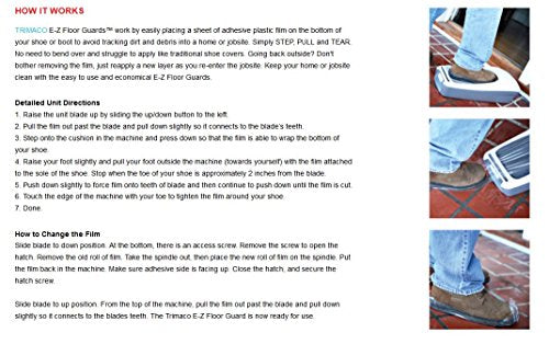 E-Z Floor Guard Starter Kit, White