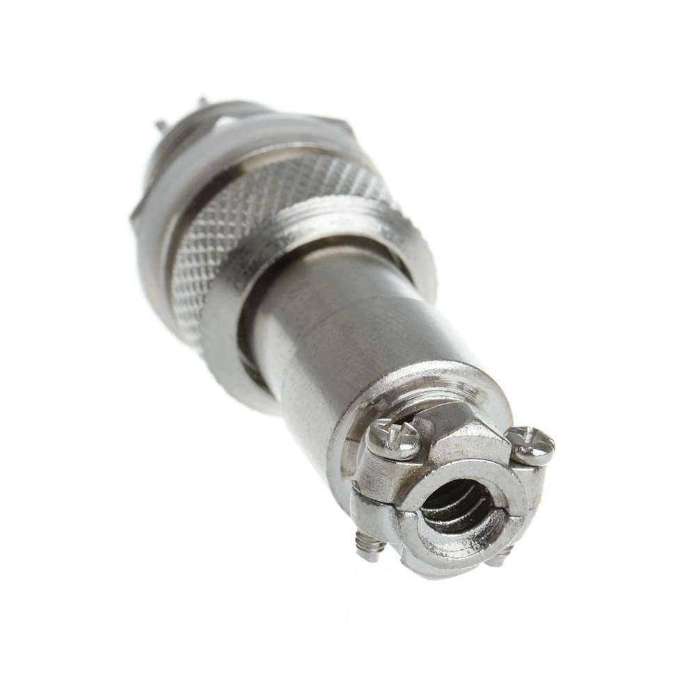 5PCS GX12 12mm Thread Aviation Connector Plug Socket 4 Pin 5A Male & Female Circular connectors