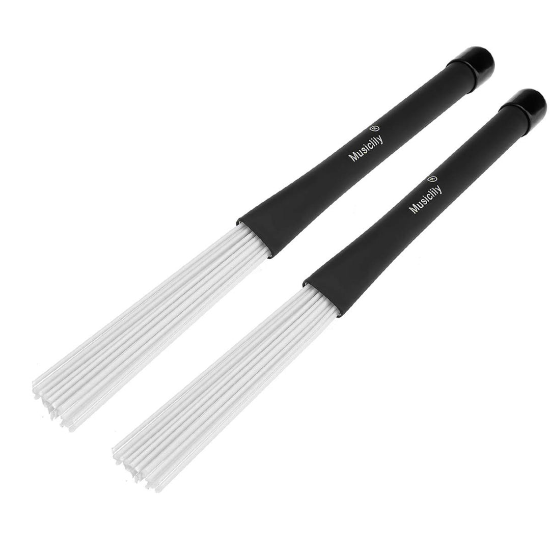 Retractable Jazz Drum Brushes Telescopic Percussion Professional Wire Brushes Drumsticks Sticks