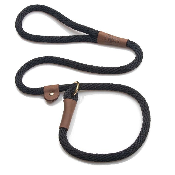 Pet Slip Lead, 1/2 X 6', Black, Dogs, Model:02803