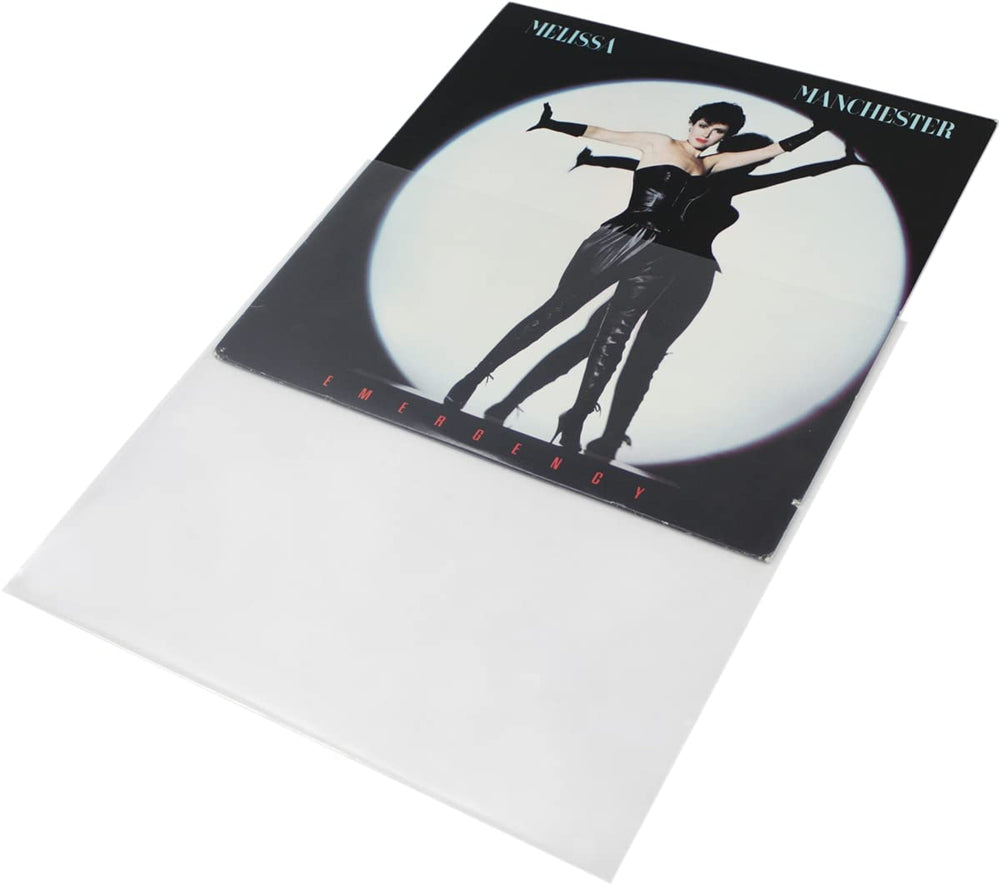 (100) 12 Record Outer Sleeves - EXTRA HEAVY DUTY 4 Mil Thick - Soft Polyethylene - 12-3/4 x 12-1/2 - Archival Quality