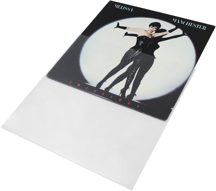 (100) 12 Record Outer Sleeves - EXTRA HEAVY DUTY 4 Mil Thick - Soft Polyethylene - 12-3/4 x 12-1/2 - Archival Quality