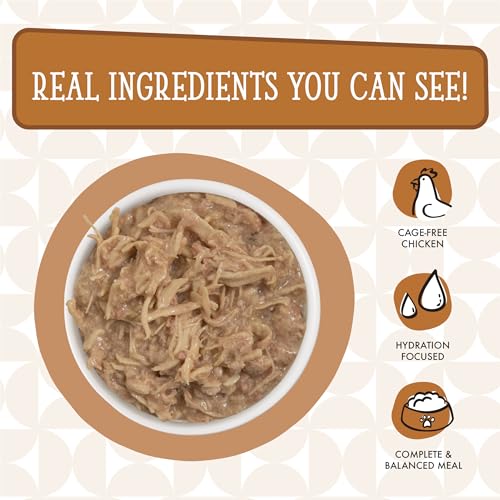 Cats in The Kitchen, Fowl Ball with Chicken & Turkey Au Jus Cat Food, 6oz Can (Pack of 24)
