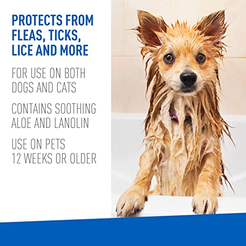 Plus Pyrethrin Dip For Dogs and Cats ; Kills and Repels Fleas, Ticks, Lice, Gnats, Mosquitoes and Flies ; 4 Fl Oz