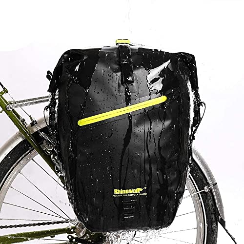 Bike Bag Waterproof Bike Pannier Bag 27L,(for Bicycle Cargo Rack Saddle Bag Shoulder Bag Laptop Pannier Rack Bicycle Bag Professional Cycling Accessories)
