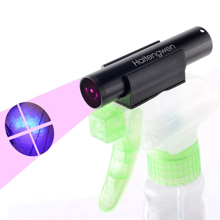 UV Light 365nm Pet Urine Detecting Flashlight with Black Filter Blacklight Torch