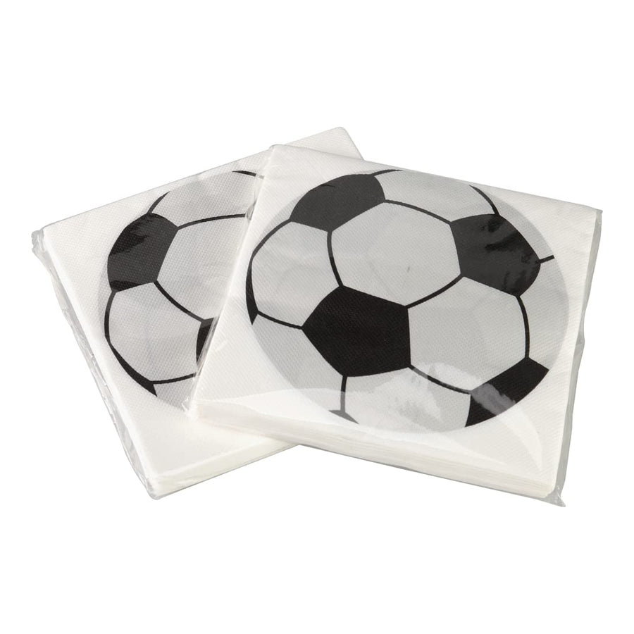 Soccer Party Napkins,Soccer Football Theme Party Supplies,40Pcs