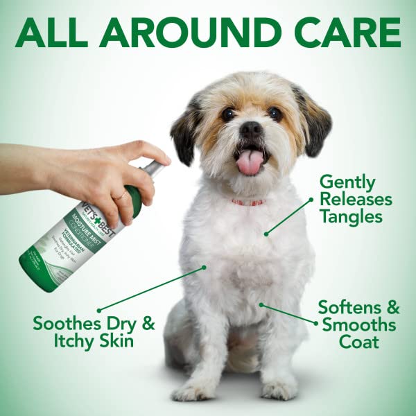 Moisture Mist Dog Dry Skin Conditioner| Dog Conditioner and Detangler Spray | Relieves Itchy Skin, Refreshes & Soothes | 16 oz