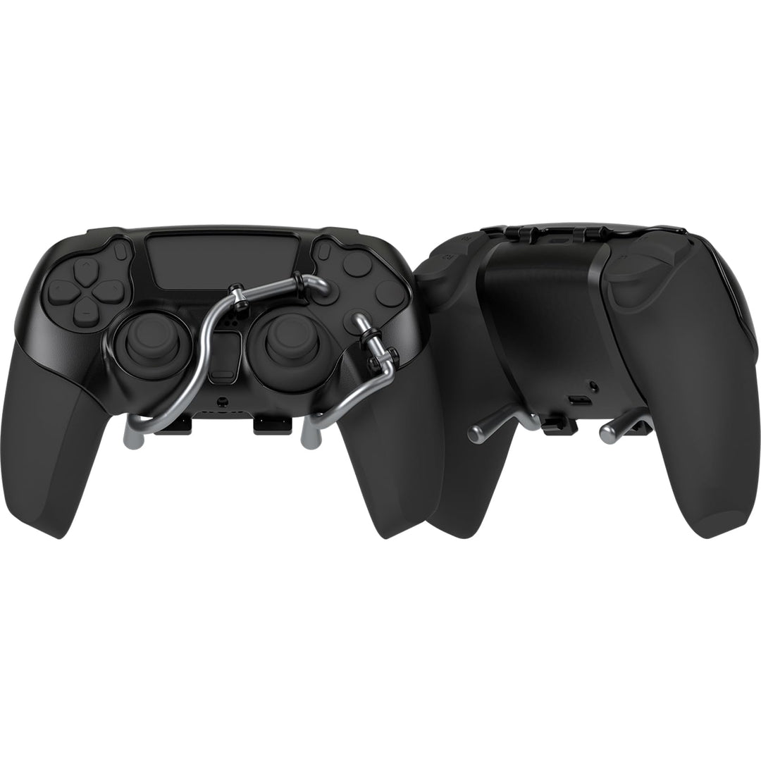 Leverback FPS Mechanical Paddles Attachment, Back Buttons Gaming Paddles for PS5 Controller (Black)