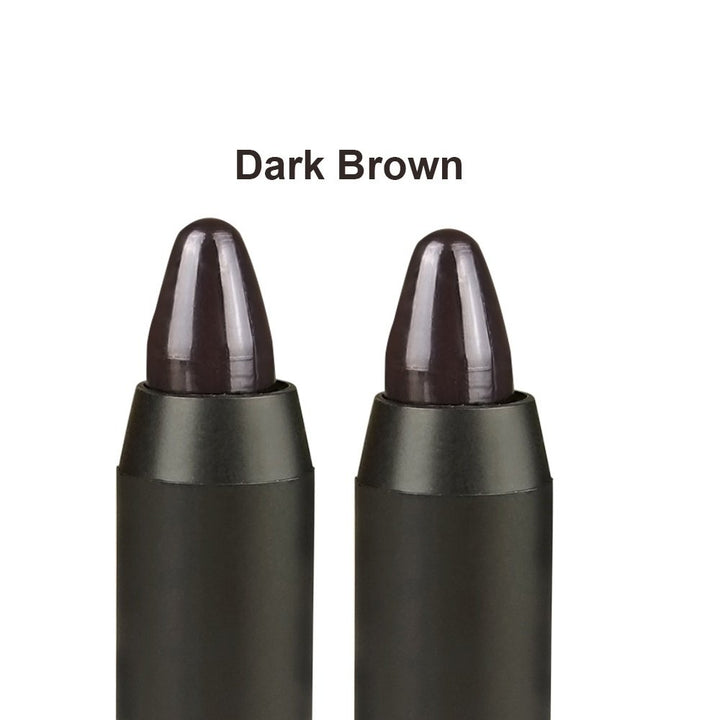 Professional Hair Chalk Temporary Hair Dye Non-toxic Hair Color Crayon Cover White Hair Color Patch (2packs-dark Brown-dark Brown)