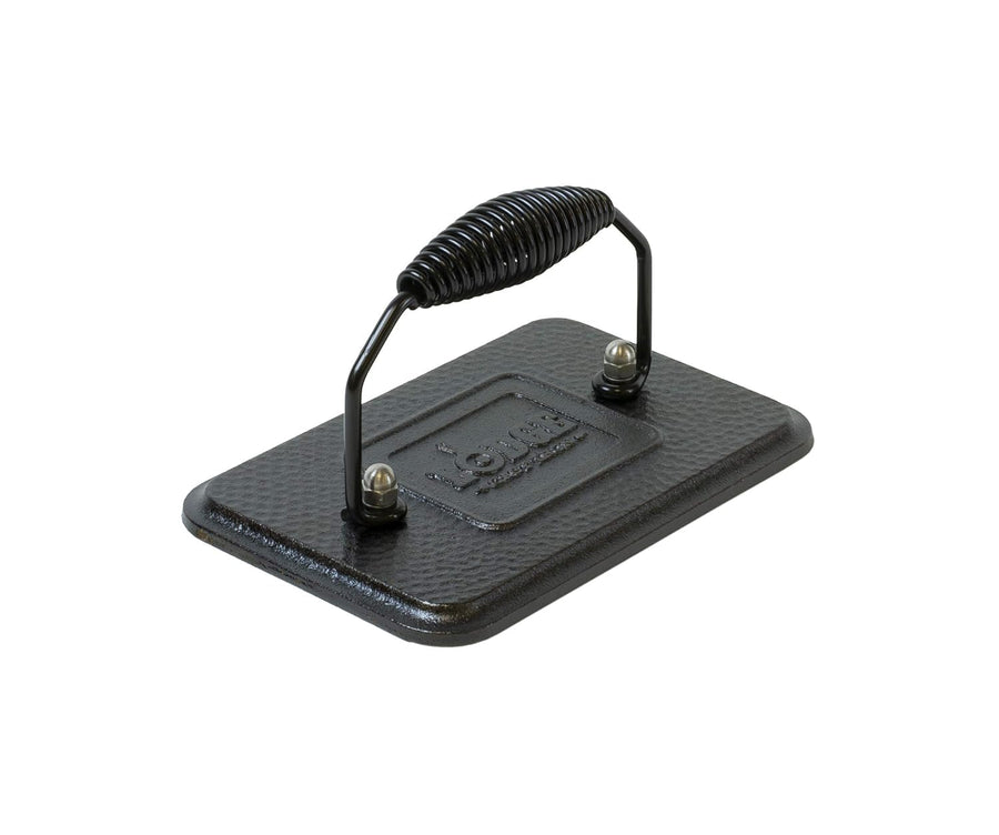 LGP3 Rectangular Cast Iron Grill Press, Pre-Seasoned, 6.75-inch x 4.5-inch