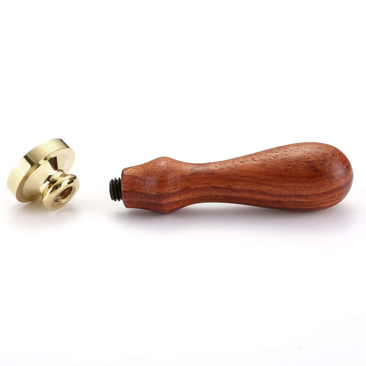 25mm Round Blank Wax Seal Stamp, Brass Head Without Carving for Invitations, Envelopes, Wine Packing, Gift Wrapping, DIY