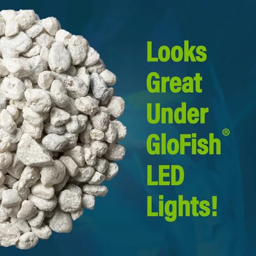 aquarium Gravel 5 Pounds, White, Complements Tanks (29022)
