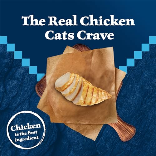 Wilderness Natural Adult Dry Cat Food, High-Protein and Grain-Free Diet, Supports Healthy Muscle Development and a Healthy Immune System, Chicken, 12-lb. Bag