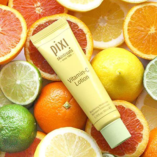 Beauty Vitamin-C Lotion 50ml | Brighten And Improve Skin Tone | Daily Moisturizer With Orange, Grapefruit, and Olive Oil | Rich Hydration | 1.7 Fl Oz