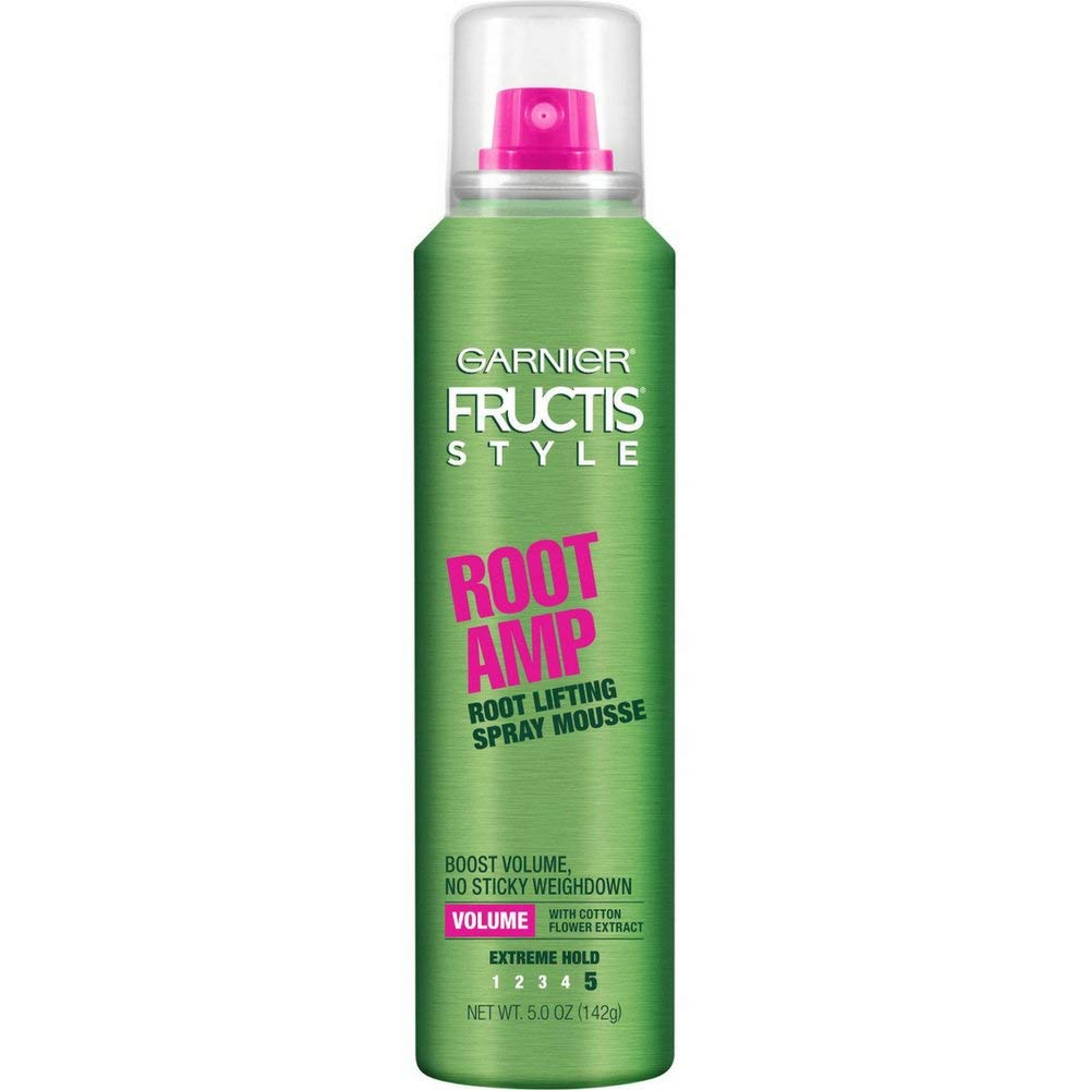 Fructis Style Root Amp Lifting Spray Mousse, Extreme Hold, 5.0 Oz, 1 Count (Packaging May Vary)