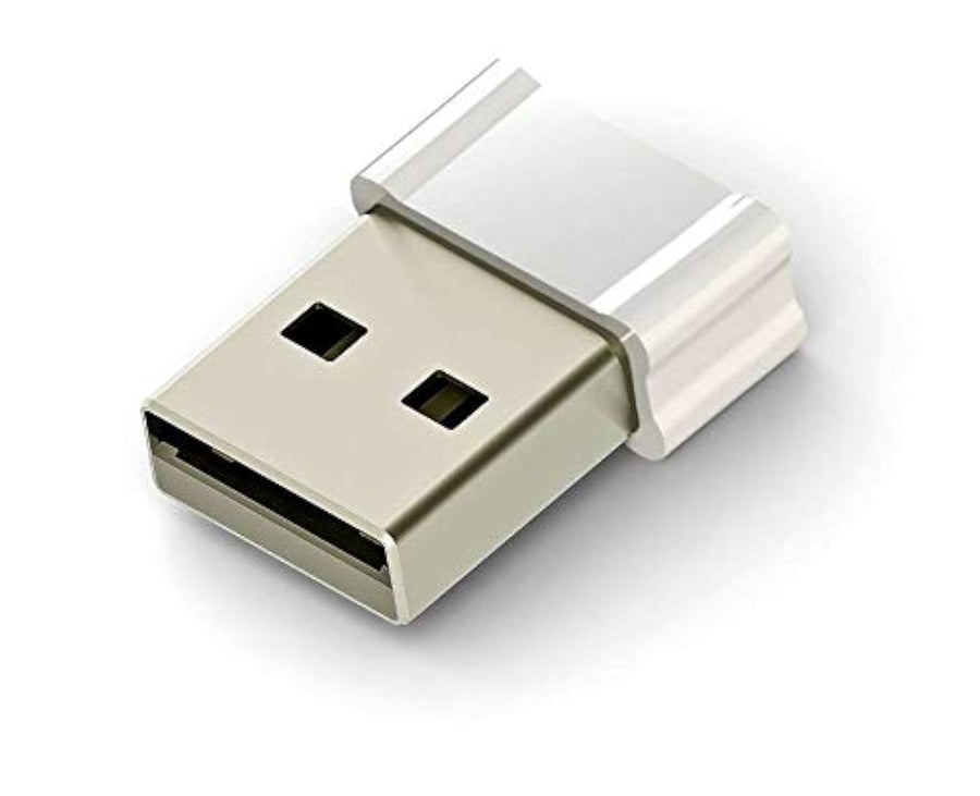 USB Mouse Jiggler White - Mouse Mover Prevents Screen-Saver, Sleep and Standby Mode, Idle Icons