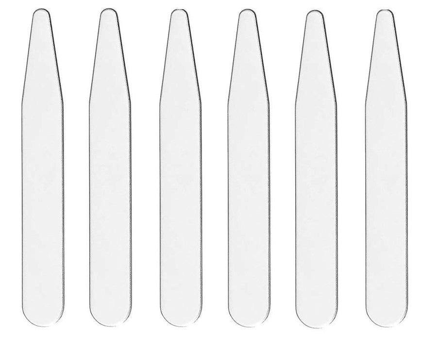 20 Metal Collar Stays For Men's Dress Shirts - Pick Between 2, 2.2, 2.5, 2.7, 3 - Perfect Length for a Custom Fit and Sharp Look