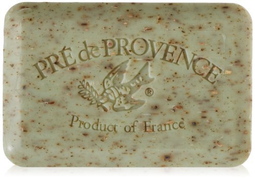 Artisanal Soap Bar, Enriched with Organic Shea Butter, Natural French Skincare, Quad Milled for Rich Smooth Lather, Sage, 8.8 Ounce