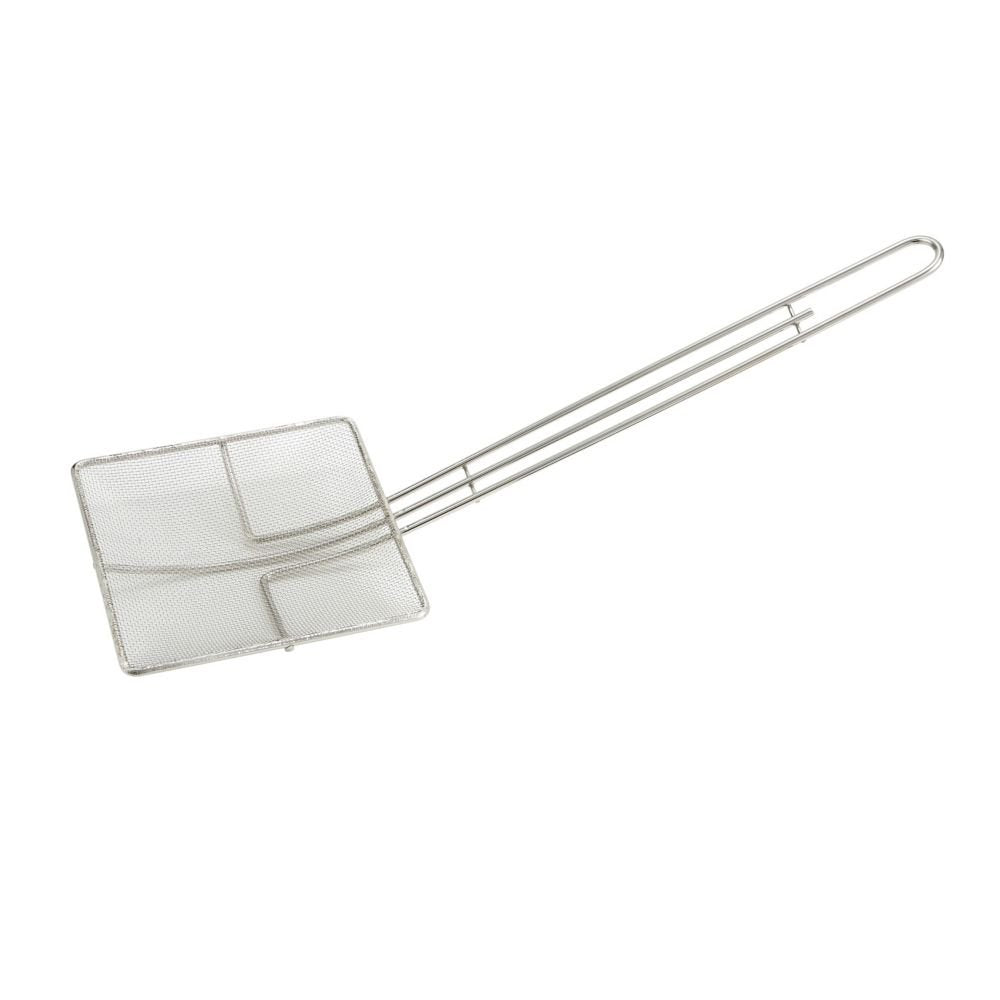 Winco Square Mesh Skimmer, 6.75-Inch, Medium, Nickel
