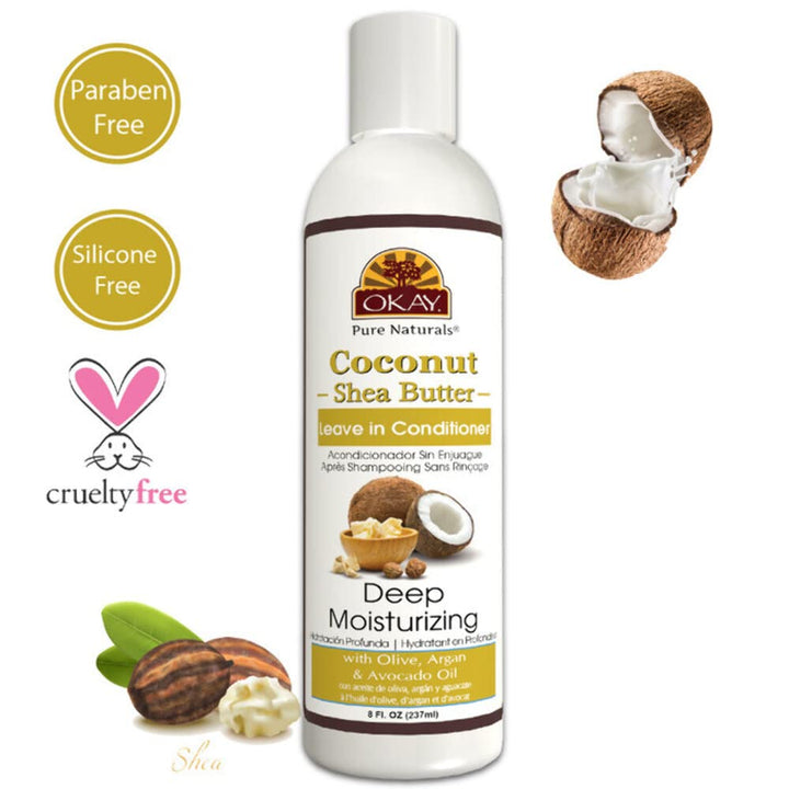 Coconut Leave In Conditioner Shea Butter 8 Ounce