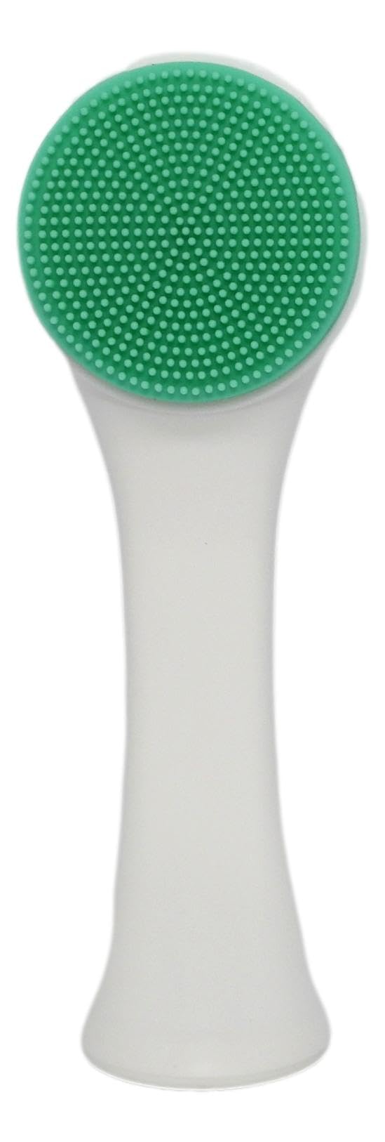 Dual-action mint facial cleansing brush