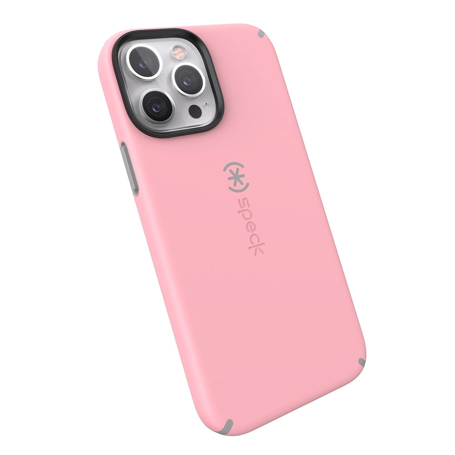 MagSafe Case for iPhone 13 Pro Max - Drop & Camera Protection, Soft-Touch Secure Grip, Wireless Charging Compatible, Also Fits iPhone 12 Pro Max - Rosy Pink/Cathedral Grey