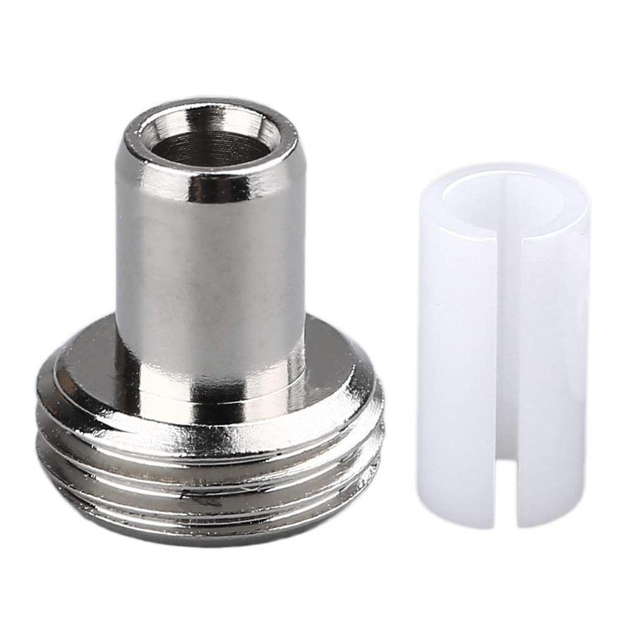 6 Pcs Fiber Optical Tool Accessory Fiber Sleeve Core Spare Ceramic Inserts and Mental Heads for Visual Fault Locator Fiber Cable Tester