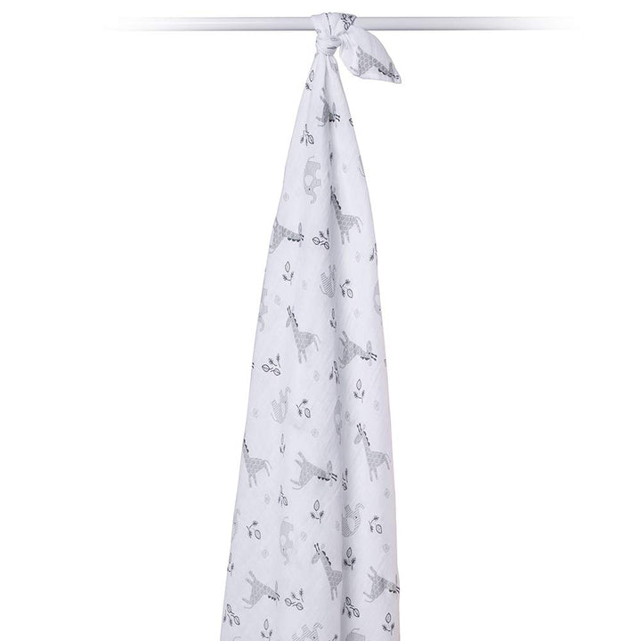 Baby Swaddle Blanket| Unisex Softest 100% Cotton Muslin Swaddle Blanket| Neutral Receiving Blanket for Girls & Boys | 47in x 47in Afrique