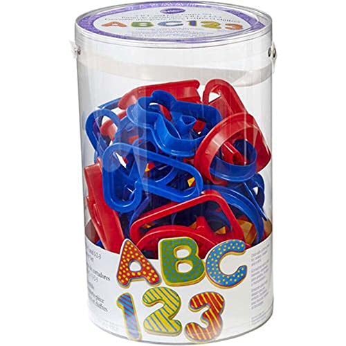Alphabet and Number Cookie Cutter Set