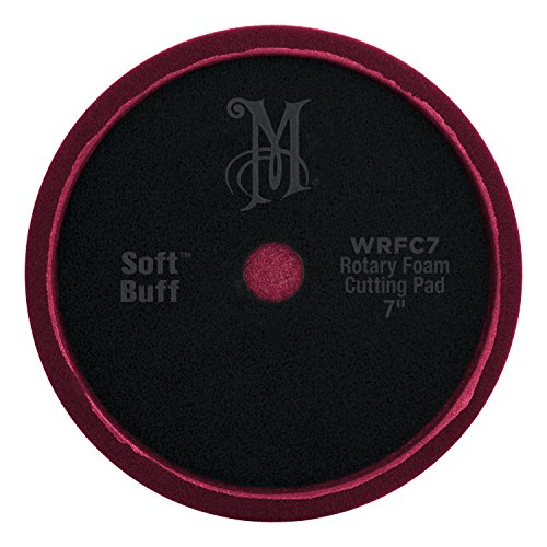 Meguiar's 7 Soft Buff Rotary Foam Cutting Pad WRFC7 - Professional Rotary Cutting Pad, Paint Correction Pad for Removing Heavy Defects - Heavy Cut Pad for use with a Rotary Buffer, 1 Pad