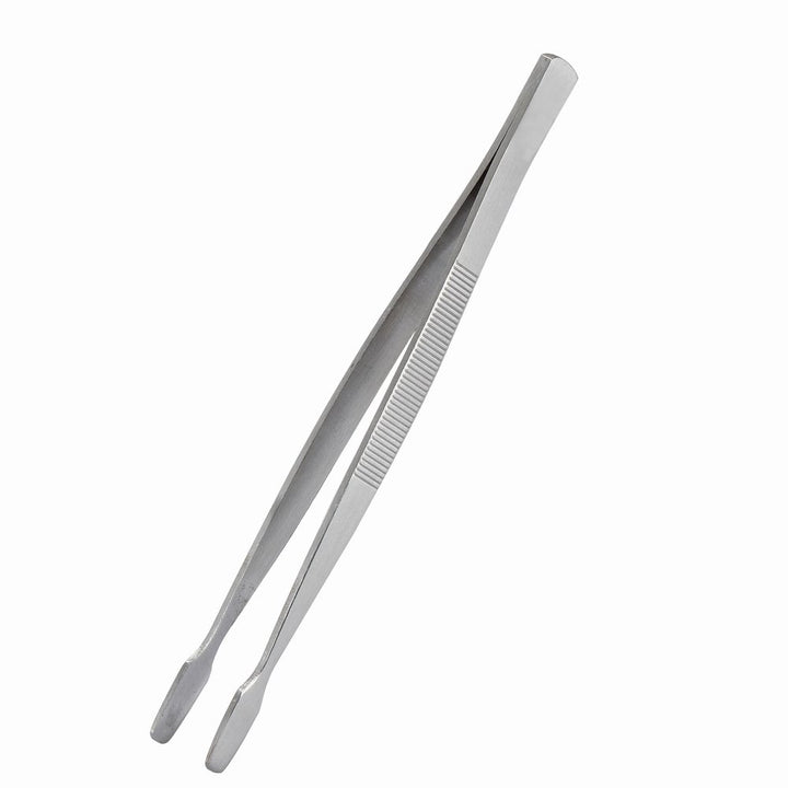 Stamp Tweezers Philately Collector Tools 2pcs (Silver)