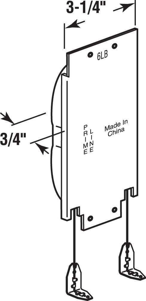 Products H 3578 Wood Window Sash Balance, 6-Pound