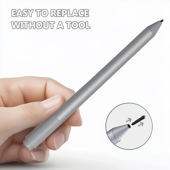 Alexandra Original Surface Pen Tips Replacement (3 × HB, Default Tip) for 2017 Microsoft Surface Pen(Model 1776), Surface Pro 4 Pen