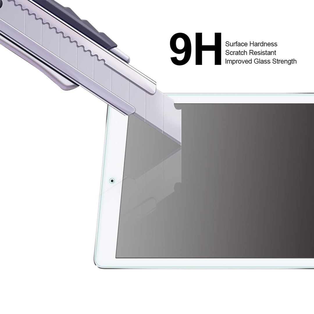 Apple iPad Pro 9.7 inch Tempered Glass Screen Protector, ® iPad Pro 9.7 Ballistics Glass 0.3mm 9H Hardness Anti-Scratch, Anti-Fingerprint, Bubble Free -Crystal Clear - Retail Packaging