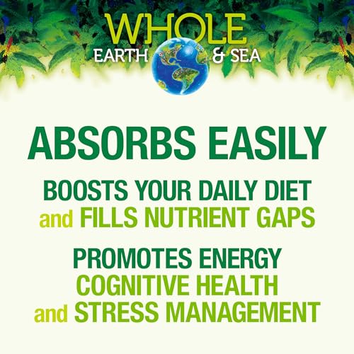 Whole Earth & Sea , Super Mushroom, Whole Food Supplement, Vegan, 60 vegetarian capsules (60 servings)